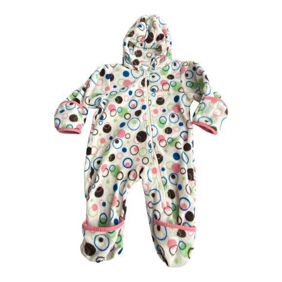 Columbia One Piece Fleece Snow Suit Baby Bunting 12 months - Picture 5 of 8